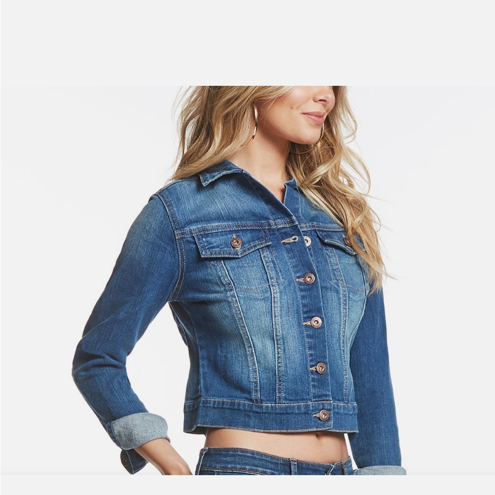Jessica Simpson Blue Pixie Denim Jacket - image 7